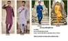Outluk Wedding Vol 52 Satin Silk Mens Modi Jacket Kurta Pajama
